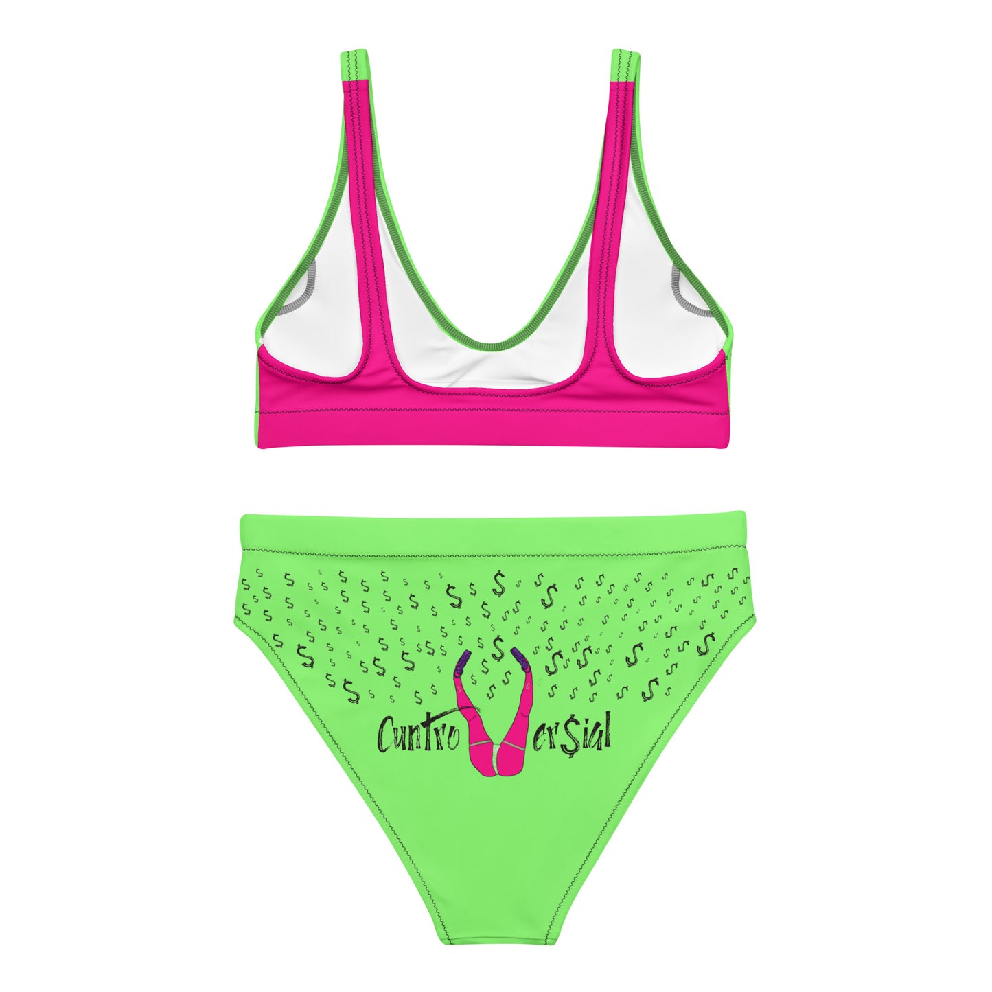 "Cuntroversial" GREEN Bikini by Nova Caine