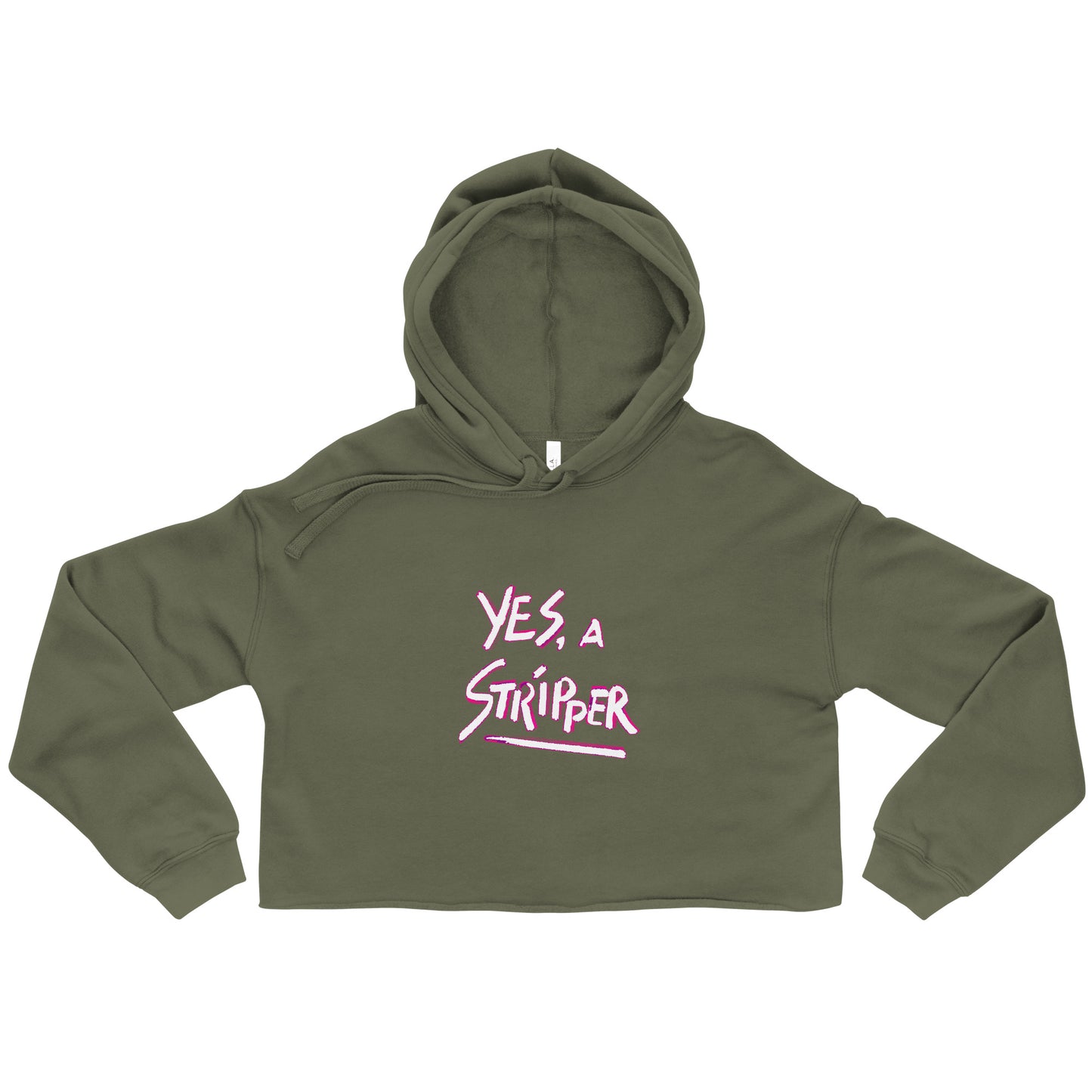 Yes, a Stripper Cropped Hoodie