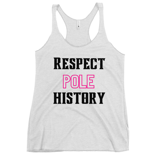 Respect Pole History Tank Top WHITE