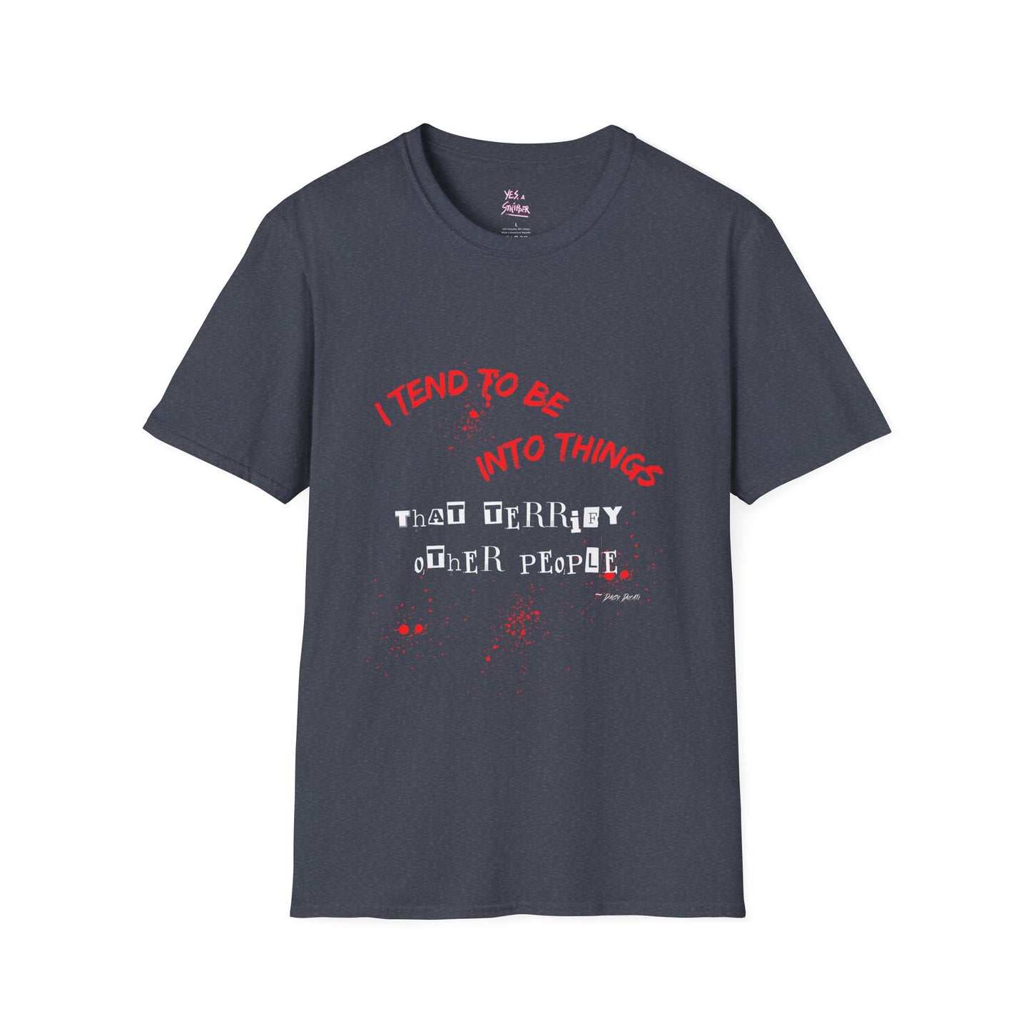 Daisy Ducati Quote  "I Tend to Be Into the Things..." T-Shirt