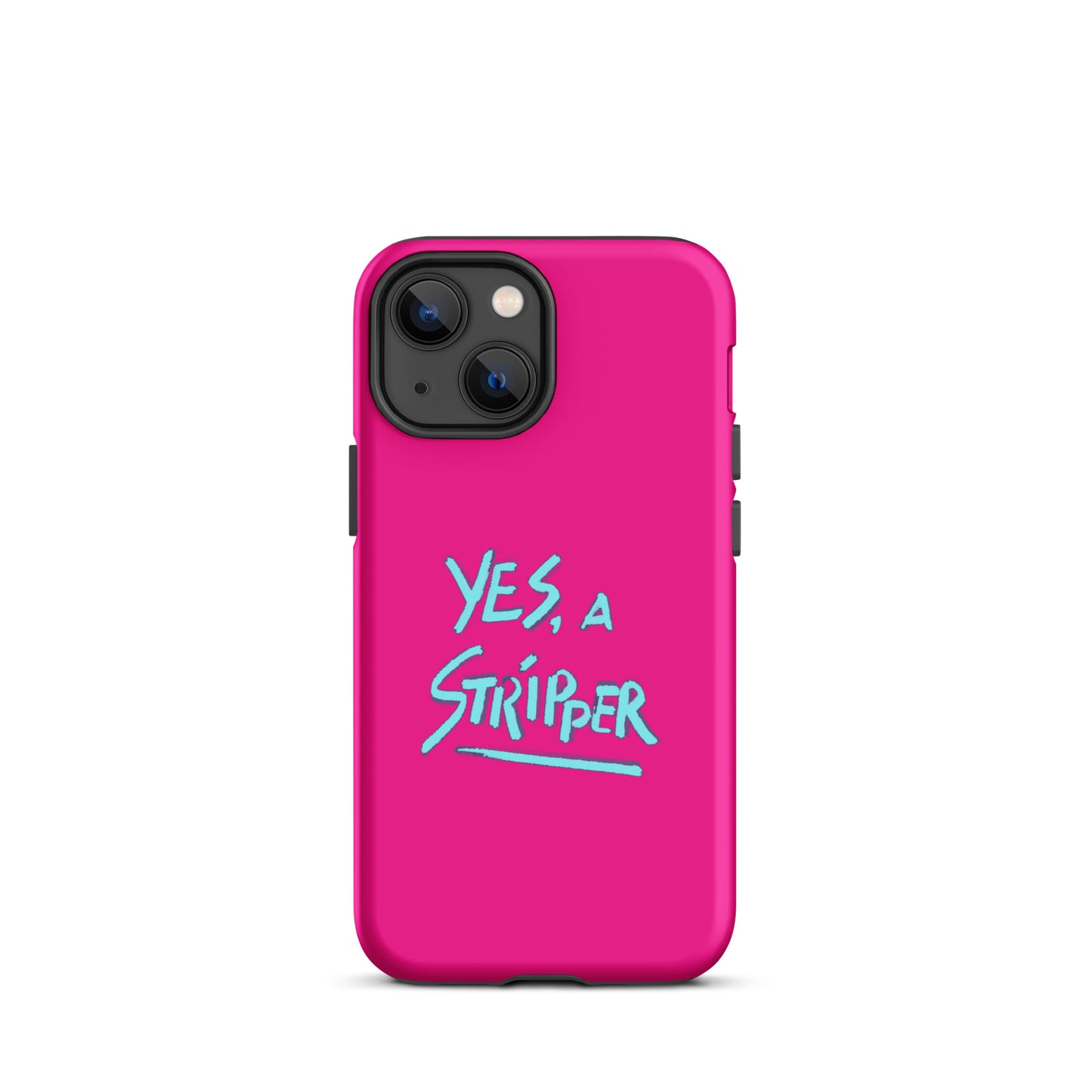 Hot Pink with YaS Logo Phone Case for iPhone